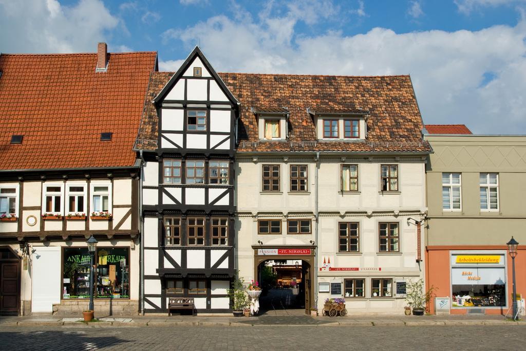 Hotel Pension St Nikolai Quedlinburg Luaran gambar